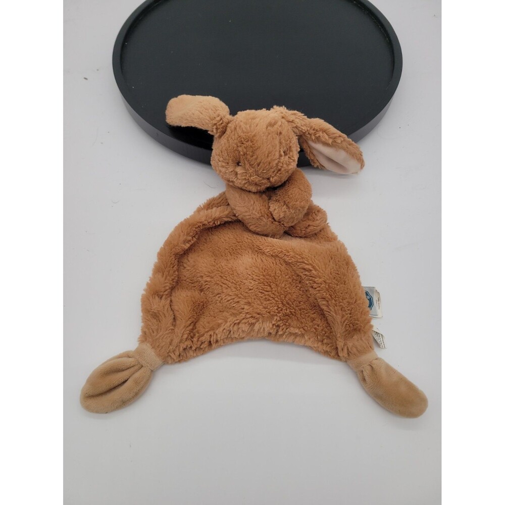 Mary  Meyer Brown Bunny Rabbit Silky Soft Knotted Security Blanket